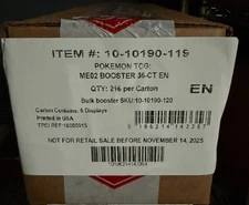Pokemon TCG ME02 Mega Evolution PHANTASMAL FLAMES 6 BOX BOOSTER CASE Sealed