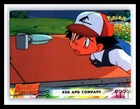 💥 ASH AND COMPANY Topps 1999 Pokemon Pikachu's Vacation # 9 Movie Blue Logo