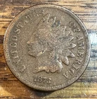 1873 Open 3 Indian Cent Nice Original Good+ CHRC