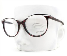 Alain Mikli Eyeglasses A03069 012 Glasses Red Black White Mix 54mm No Case