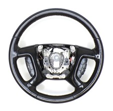 Chevrolet Gmc 07-14 Tahoe Yukon Steering Wheel Black Ebony Leather Chevrolet Gmc 07-14 Tahoe Yukon Steering Wheel Black Ebony Leather