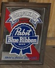 Pabst Blue Ribbon Beer "Original" Framed Bar Mirror Breweriana Decor — photo 2