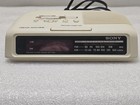VTG Sony ICF-C25 Dream Machine AM/FM Clock Radio Ivory Tested Works — photo 3