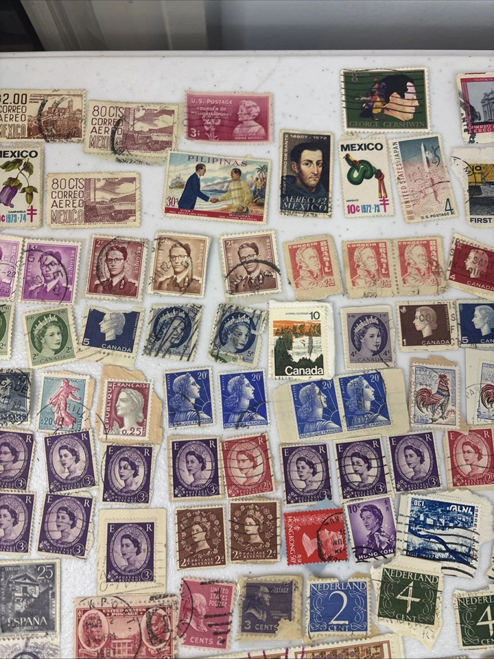 VTG Antique Stamp Collection Huge Lot Domestic Foreign RARE Collectible Set - Image 3 of 4