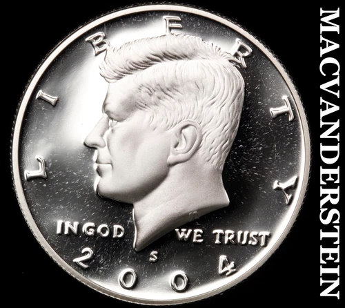 2004-S Kennedy Half Dollar- Silver Choice Gem Proof Luster No Reserve #i7480