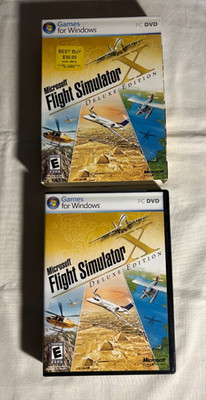 Microsoft Flight Simulator X Deluxe Edition with Key (PC DVD, 2006) Complete