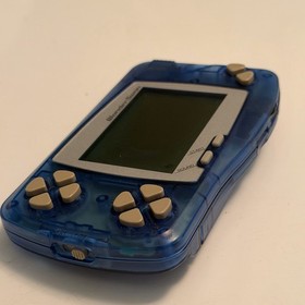 Bandai WonderSwan Console Skeleton Blue, Handheld Game System, Untested Read