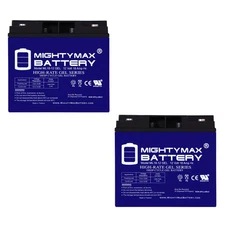 Mighty Max 2 Pack - 12V 18AH GEL Battery for Jump n Carry JNC660 JNCAIR JNC 660