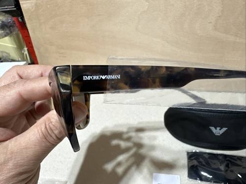 Gafas de sol Emporio Armani EA4176 502573 marrón brillante marrón habana nuevas - Imagen 6 de 13