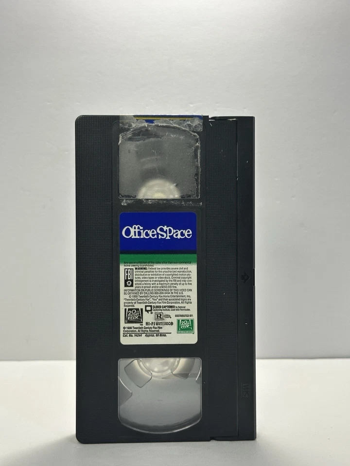 Office Space – VHS Movie – Comedy – Mike Judge / Ron Livingston Foto 2 de 4