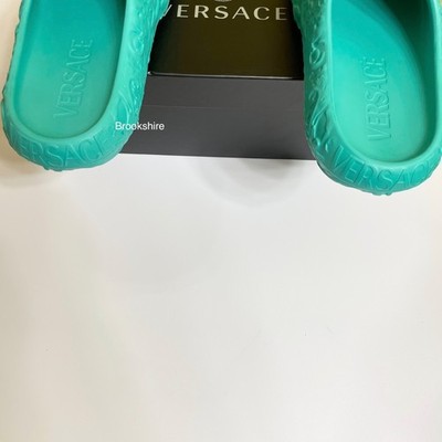 Versace Men\'s Baroque Medusa Embossed Pool Slides Flip Flops Shoes US 11 IT 44 Versace Men main image 4