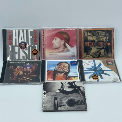 WILLIE NELSON CD Lot Country Albums Greatest Hits City Of New Orleans 7pc