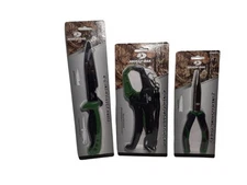 Mossy Oak Fishing Set Fillet Knife 4.5" Pliers & 8" Fish Grip
