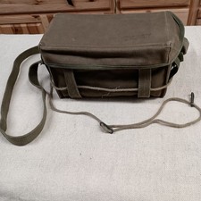Vintage US Military OD Green Canvas Utility Bag w/Shoulder Strap