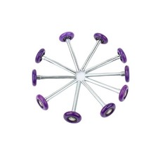 6200ZZ Quiet Garage Door Rollers Bearing Nylon 4 Inch, Purple