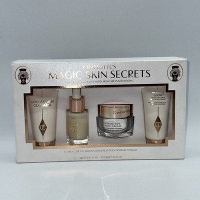NIB Charlotte Tilbury Charlotte's Magic Skin Secrets Travel-Sized Skin Care