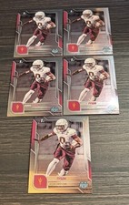 Lot (5) 2025 Bowman U Chrome Jordyn Tyson Base Set Arizona State Sun Devils RC