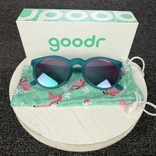 Goodr Sunglasses I PICKLED THESE MYSELF Round Sunlgasses Frames Green With Box