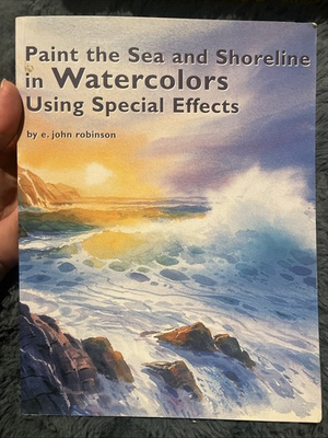 #ad #ad Paint the Sea and Shoreline in Watercolor Using Special Effects paperback ... $19.99