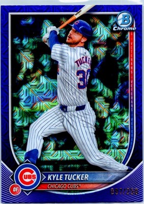 2025 Bowman Chrome Bowman Mega Box Purple Refractor #43 Kyle Tucker /250