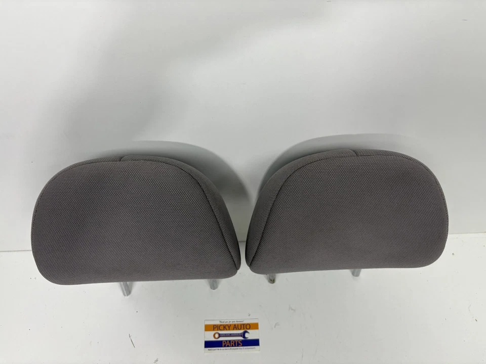 Juego de 2 reposacabezas delantero izquierdo derecho Toyota RAV4 2006-2012 tela gris OEM Foto 4 de 4