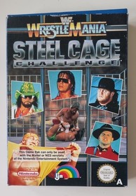 NES WWF WRESTLEMANIA STEEL CAGE CHALLENGE NINTENDO VIDEO GAME, BOX  MANUAL UK