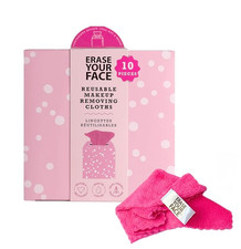 10 Pack Makeup Remover Cloths Reusable Microfiber Face Towels Pink