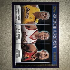 Topps Shaquille O'Neal Allen Iverson Grant Hill NBA Season Scoring Leaders #150