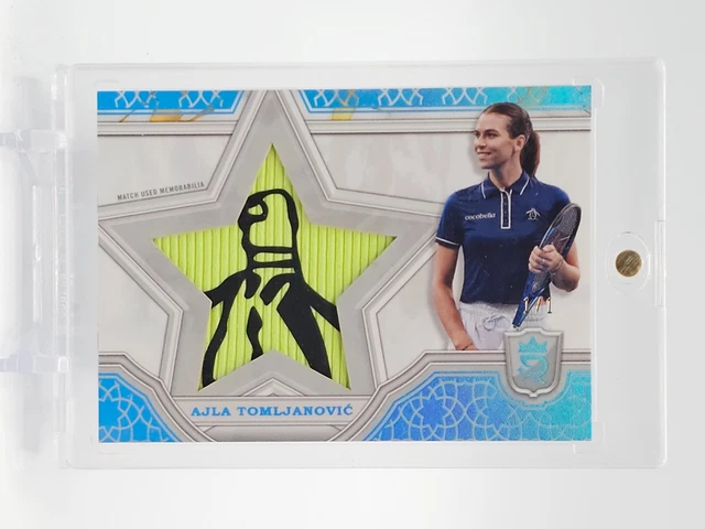 AJLA TOMLJANOVIC 2024 TOPPS ROYALTY TENNIS STAR PATCH PLATINUM AUTO 1/1 Q1518