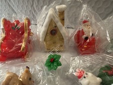 Christmas Figurines Miniature Figures SET/LOT 17 Pieces