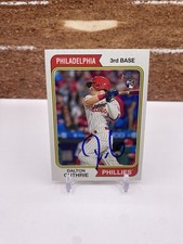 2023 Topps Heritage Dalton Guthrie SIGNED IP Auto  #305 RC Phillies GTP