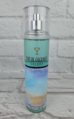 BATH & BODY WORKS FRESH COCONUT COLADA FRAGRANCE MIST 8 oz