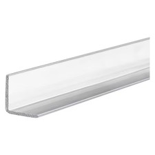 Gray Polycarbonate Polycarbonate Angle Stock, 3 ft L, 0.05 in T, 9,700 psi