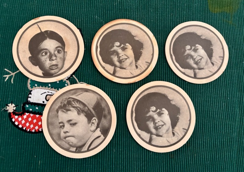 Vintage Little Rascals, Spanky’s Our Gang Coasters Alfalfa, Darla & Spanky