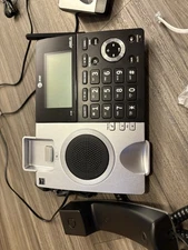 AT&T - 2 Handset Corded/Cordless Answering System with Smart Call Blocker 