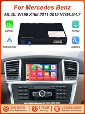 Wireless CarPlay Android Auto Interface f&uuml;r Mercedes Benz ML GL W166 X166 11-15
