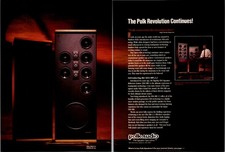 1988 • POLK AUDIO SPEAKERS Print Ad • Electronics Audio 80s GA.02