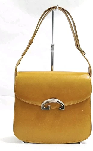 Borsa a mano Gucci in pelle marrone