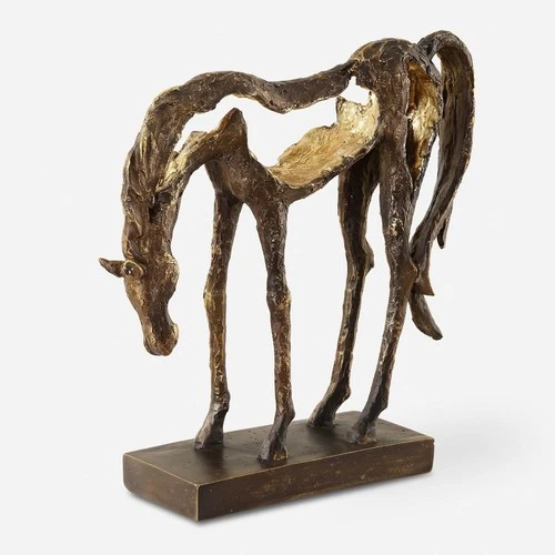 Uttermost 18141 Openly Grazing 13 X 13 inch Sculpture - Picture 1 of 7