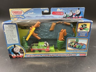 2015 Thomas & Friends Take-n-Play Lake Levee Repair Percy & Plow