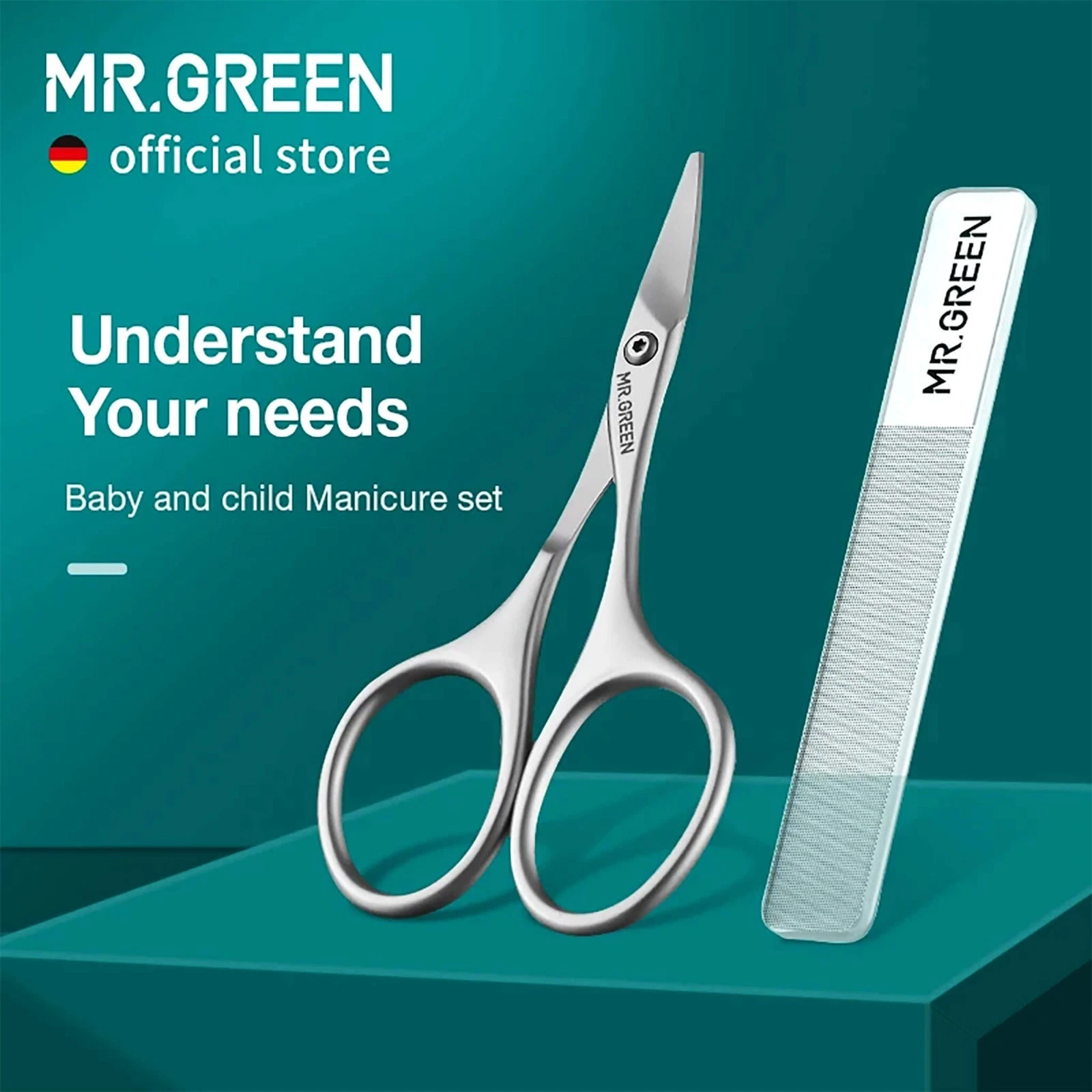 MR.GREEN New Infant Safety Nail Scissors Steel Tool
Opens in a new window or tab