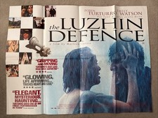 The Luzhin Defence (2000) Original UK Quad Movie Poster