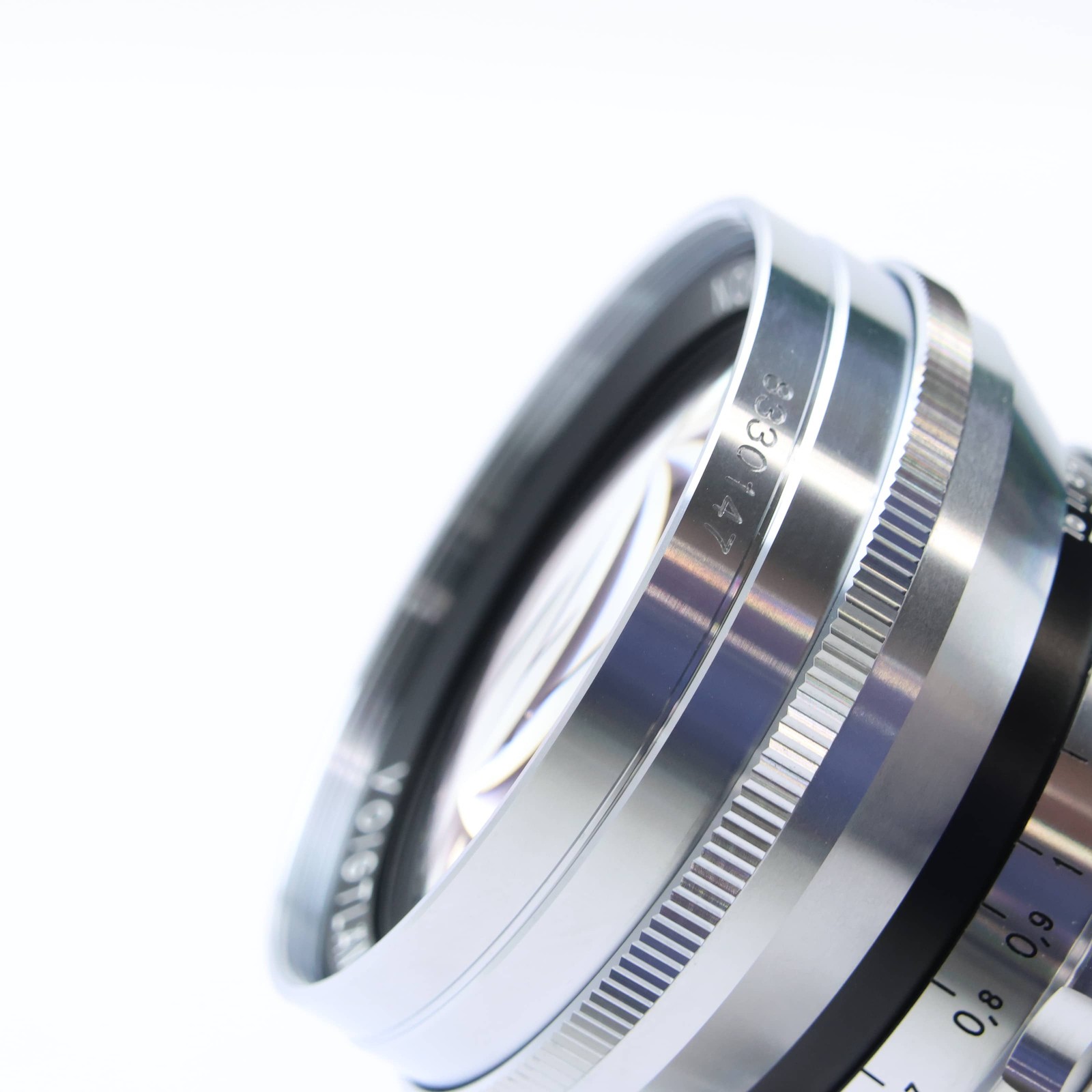 Voigtlander NOKTON 50mm F/1.5 Vintage ASPH. VM Silver (Leica M) -Near Mint- #241