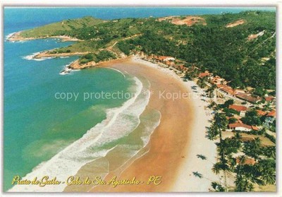 Praia de Gaibu Cabo de Sto Agosthino Pernambuco Brazil Aerial Photo