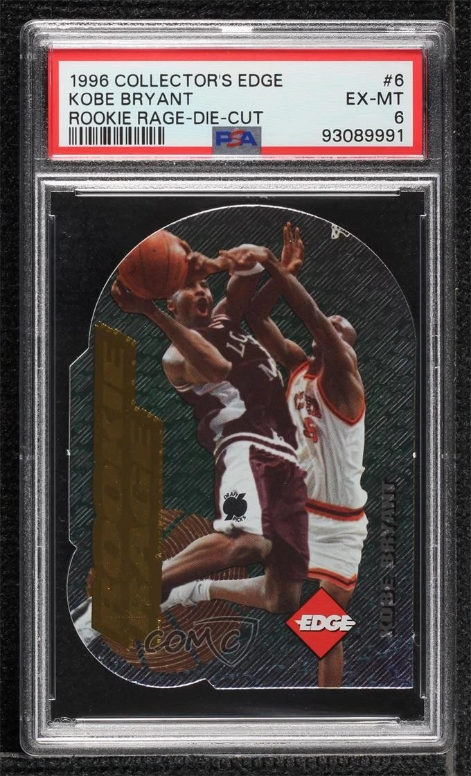 1996 Collector's Edge Rookie Rage - Kobe Bryant #6 for sale | eBay