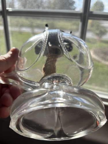 C. 1880’s Antique CONVEX WINDOW Kerosene oil Finger lamp ~ Complete 🔥 - Bild 7 von 16
