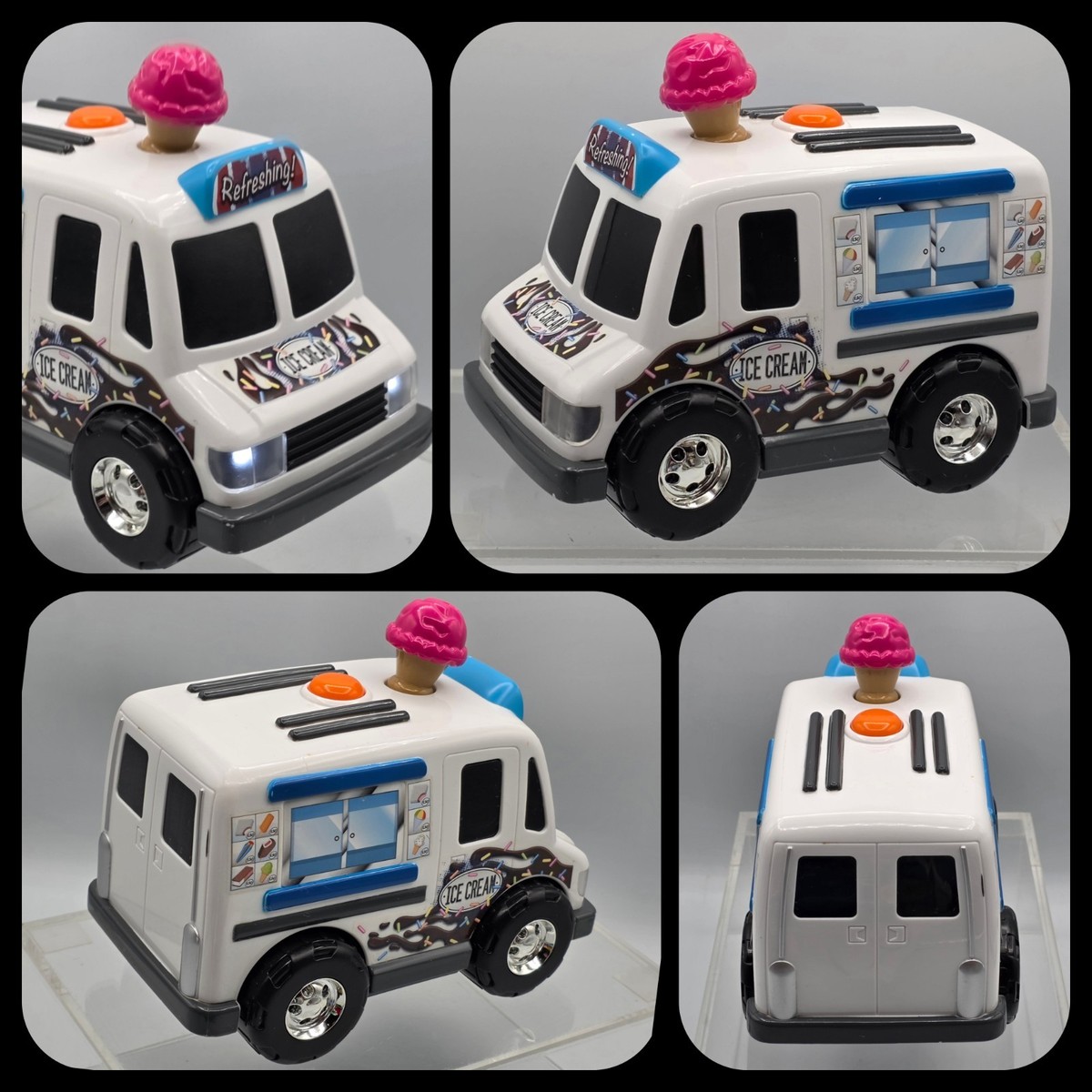 トーマスキンケイド Ice Cream Parlor ライト付ミニチュア Toy State Road Rippers 7