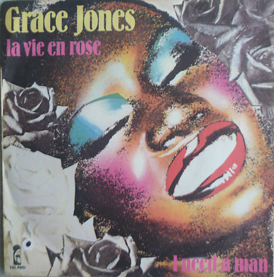 7'' 1977 RARE FRENCH PRESS ! GRACE JONES La Vie En Rose 