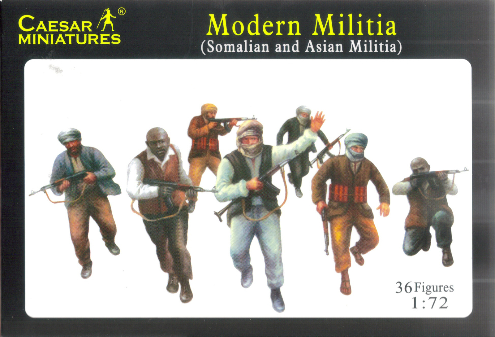 Caesar Miniatures 1/72 Modern Militia (Somalian/Asian)