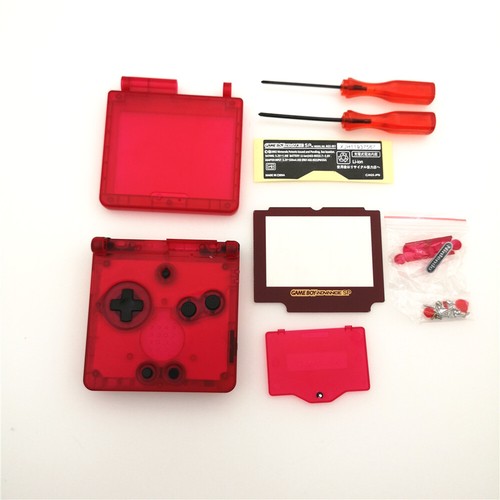 GBA SP Shell Game Boy Advance SP Replacement Housing Shell - Glow In The Dark Clear Blue Nintendo Game Boy Advance SP Red Video Game Consoles - Foto 8